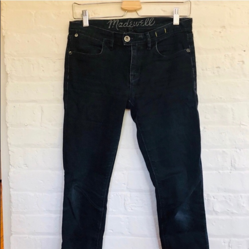 Madewell Low Rise Black Skinny Jeans